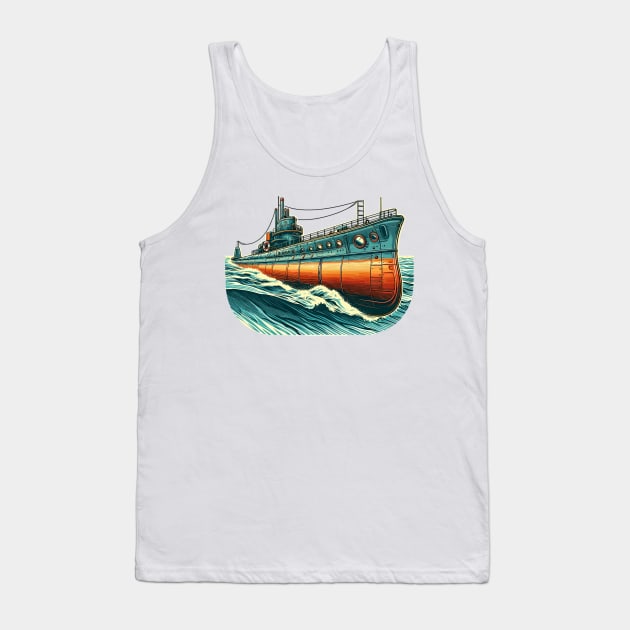 Submarine Tank Top by Vehicles-Art